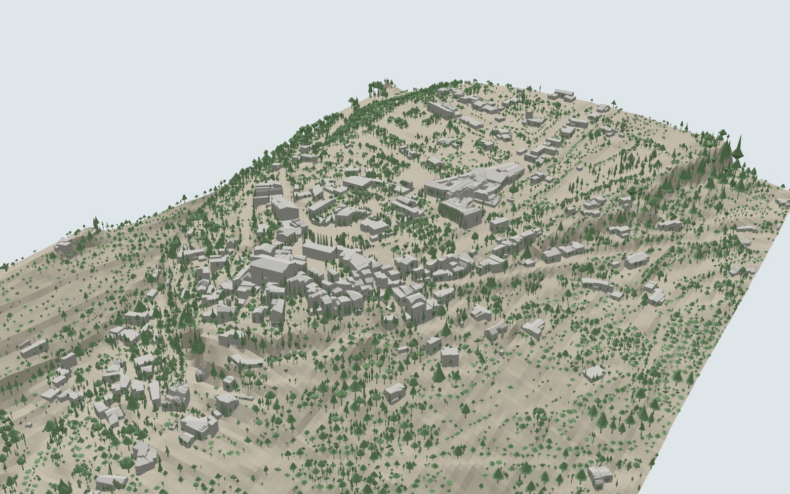 Le fichier IFC 4 de Gordes ouvert hors de Vue 3D IGN
