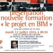 Réunion d'information "Le Projet en BIM"
