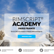 BIMscript® Academy PARIS 25 et 26 septembre 2017,  De la CAO à la création d’objets BIM intelligents