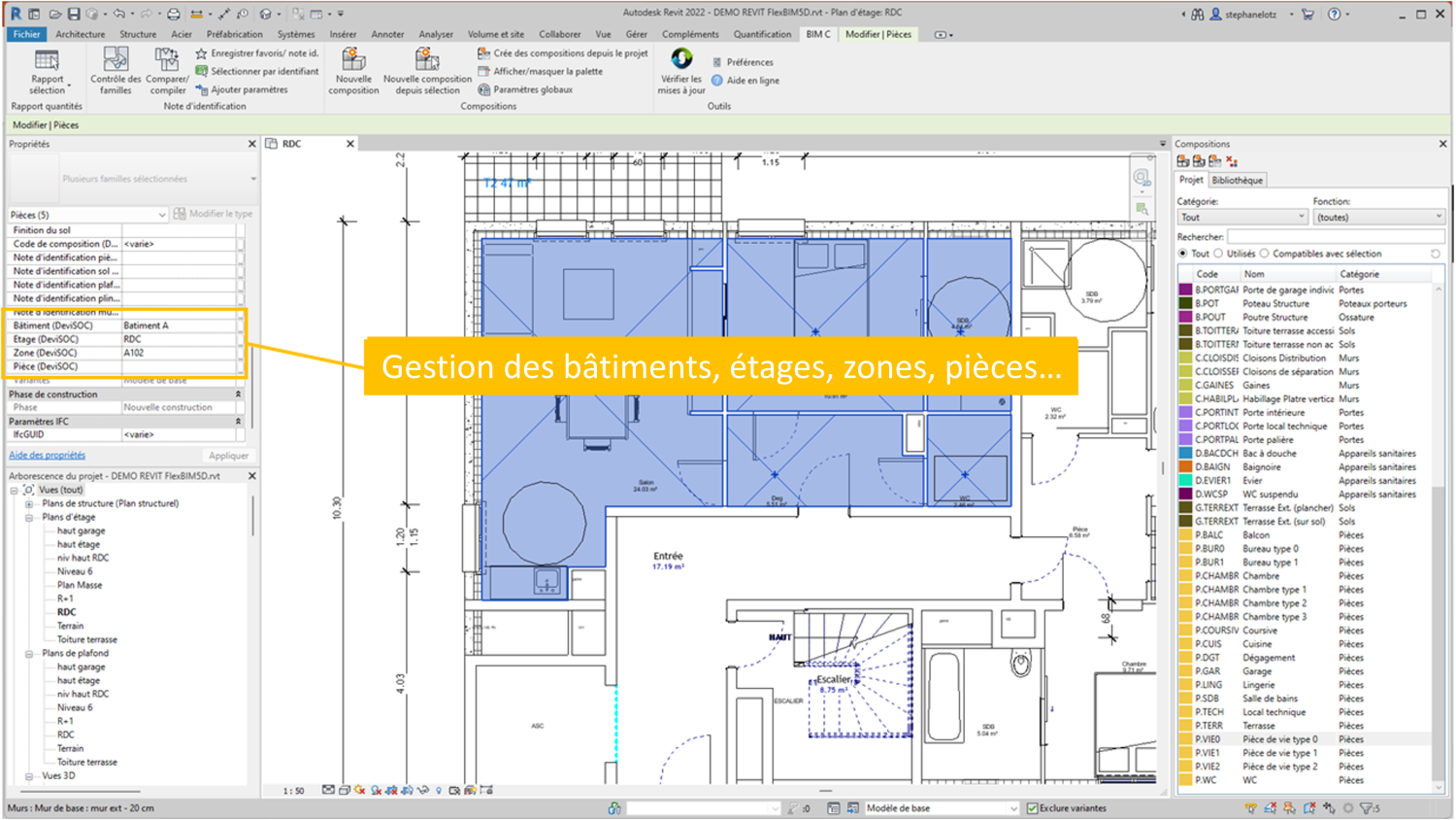 Nouvelle version du plugin ‘BIM C’ REVIT pour l’estimation et le ...