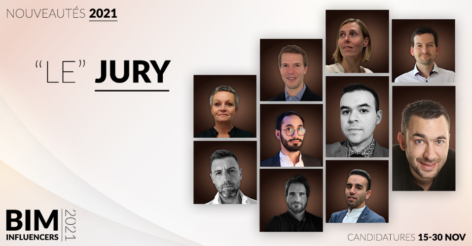 Découvrez les 10 membres du jury de la 4ème édition du concours BIM influencers (2021) Découvrez les 10 membres du jury de la 4ème édition du concours BIM influencers (2021)