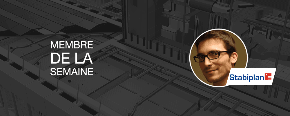 Membre de la semaine : Louis PARENT, spécialiste MEP chez Stabiplan Membre de la semaine : Louis PARENT, spécialiste MEP chez Stabiplan