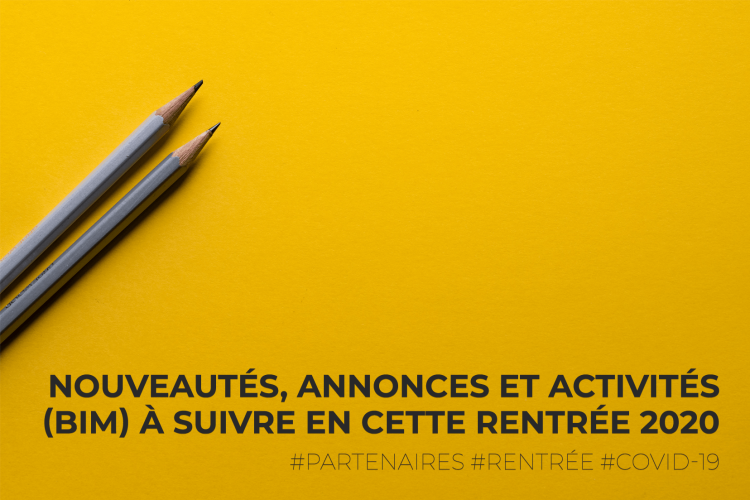 Nouveautés, annonces et activités à suivre en cette rentrée 2020 Nouveautés, annonces et activités à suivre en cette rentrée 2020