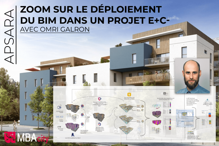 APSARA : Zoom sur le déploiement du BIM dans un projet E+C- avec Omri GALRON de MBAcity APSARA : Zoom sur le déploiement du BIM dans un projet E+C- avec Omri GALRON de MBAcity
