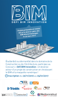Le concours « Défi BIM Innovation 2017 » est lancé