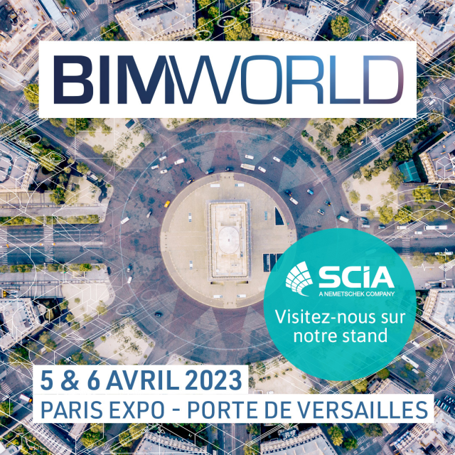 BIM World 2023 : BIM et structure au stand E10/G11