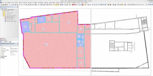 Définir un modèle thermique à partir d'un modèle architectural avec Plancal Nova de Trimble