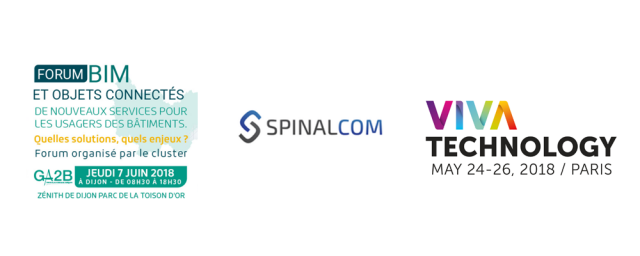 Rencontrez SpinalCom à BIMOC le 7 juin et VIVATECH les 24 et 26 mai