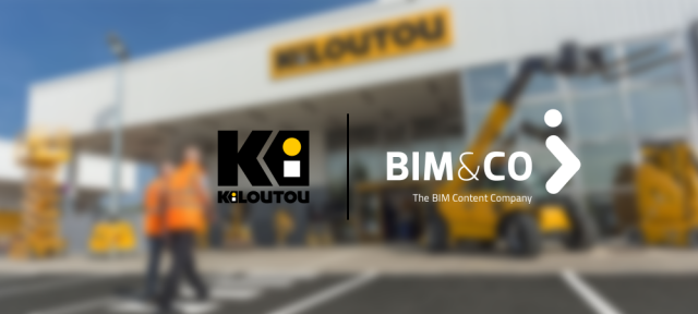 Pelleteuses, chariots ou encore nacelles, les équipements KILOUTOU désormais en objets BIM chez BIM&amp;CO