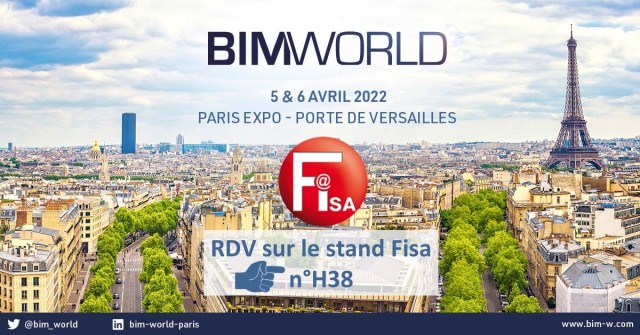 Avant-première BIM WORLD 2022 : Nouvelle version Fisa-BiM Management et Fisa-BiM CVC - Une des plus grandes bibliothèques d'objets BIM du marché !
