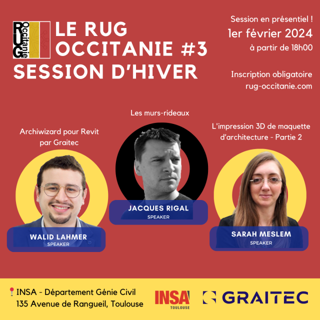 Revit User Group Occitanie #3 - Session d&#039;hiver