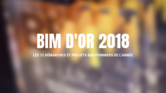 BIM D&#039;or 2018 : Les 12 Démarches et Projets BIM pionniers de l&#039;année
