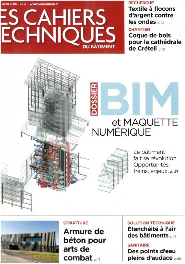 Allplan à l'honneur dans Les Cahiers Techniques du Bâtiment au mois d'avril