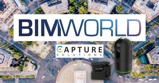 Capture Solutions présente les dernières technologies de scan 3D au salon BIM World 2023