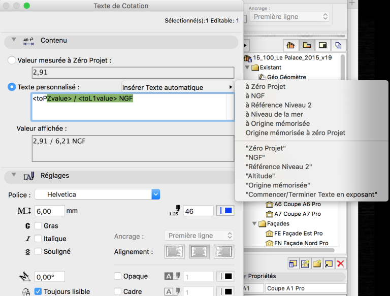 Archicad : gestion des niveaux multiples des modules dans un projet à plusieurs bâtiments
