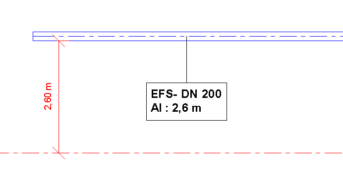 REVIT mep arase inférieure sur tuyaux