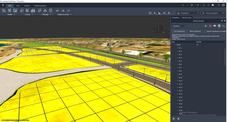 Régénération automatique du modèle Infraworks