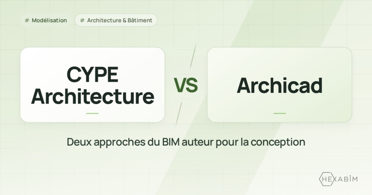 CYPE Architecture ou Archicad : deux approches du BIM auteur pour la conception