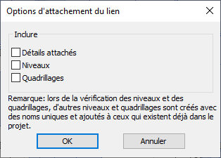 Utiliser une réservation se trouvant dans la maquette structure