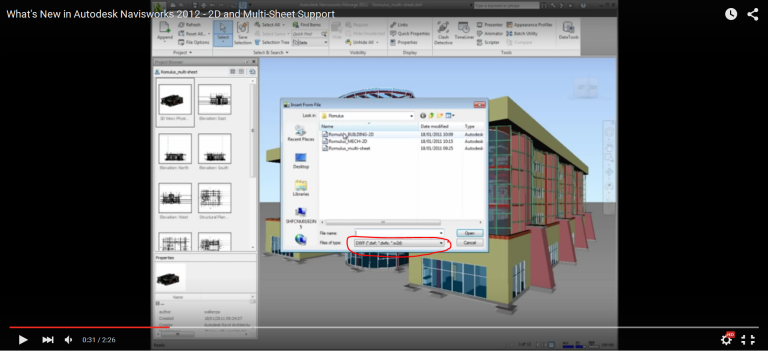 Créer un plan 2D depuis Navisworks