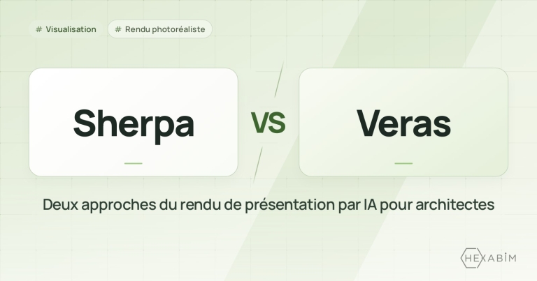 Sherpa ou Veras : deux approches du rendu de présentation par IA pour architectes