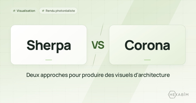 Sherpa ou Corona : deux approches pour produire des visuels d'architecture