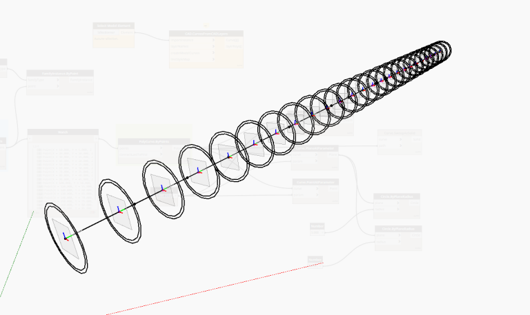 DYNAMO - générer un tunnel automatiquement - problème d'extrusion !