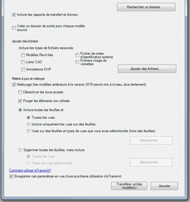 Etransmit sur Revit et les IFC