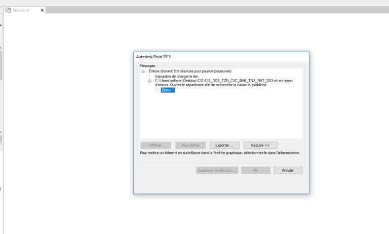 [REVIT] Problème fichier lié
