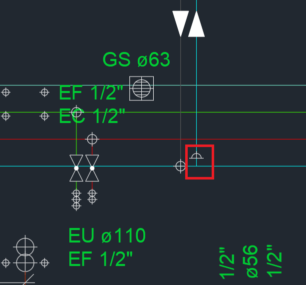 Signification d'un symbole Autocad