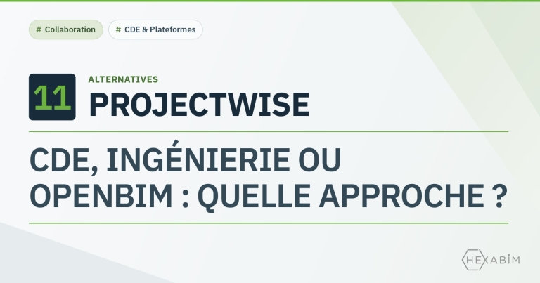 11 alternatives à ProjectWise : données d'ingénierie infrastructure ou environnement commun de données généraliste