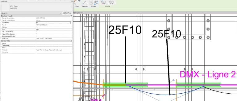 Revit : récupérer l'information du "nom du circuit" sur un fil, pour l'ajouter sur un équipement électrique