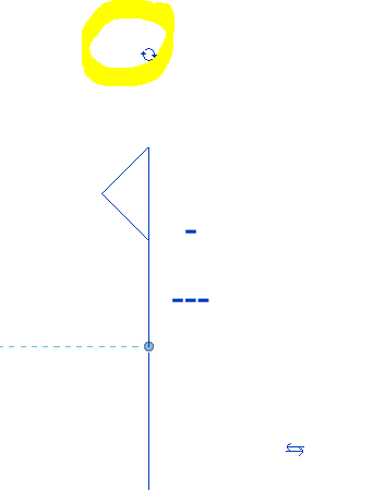 changement de coté du symbole de la ligne de coupe