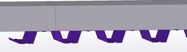 Plancher collaborant sur TEKLA structure