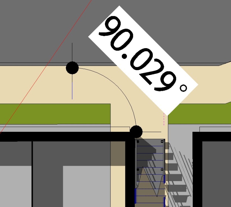 Comment effectuer une rotation précise de ma zone de définition dans Revit 2020