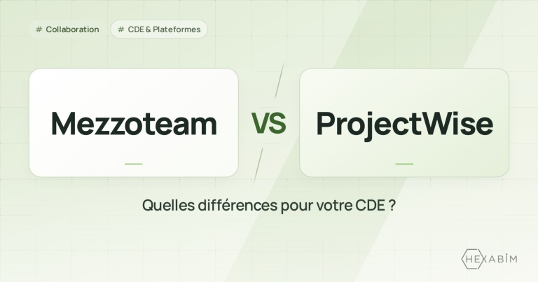 Mezzoteam ou ProjectWise : quelles différences pour votre CDE ?