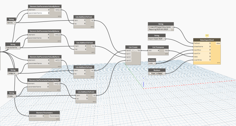 Export Excel via Dynamo