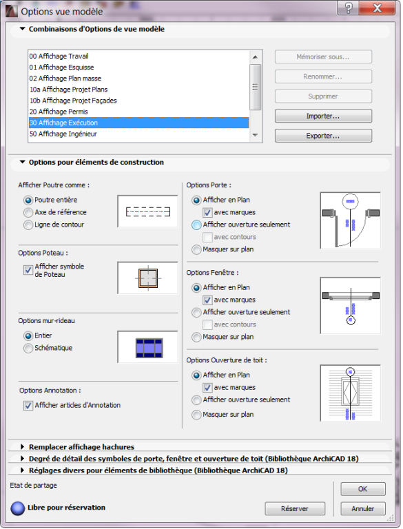 Archicad - affichage infos texte sur porte