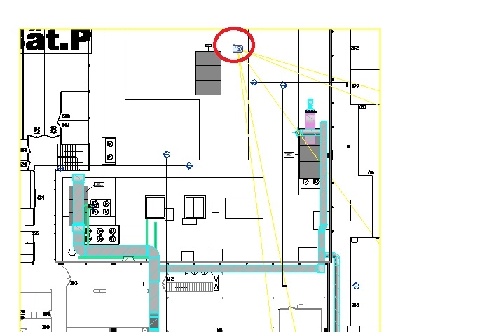 Revit : Figer marqueur caméra 3D sur vue en plan