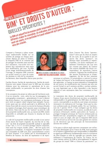 BIM et droits d'auteur - Passion architecture 