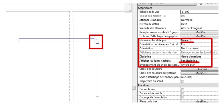 Affichage des retombées de poutres pour les mep sur Revit