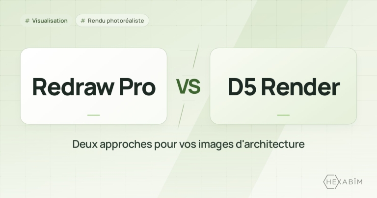 Redraw Pro ou D5 Render : deux approches pour vos images d'architecture