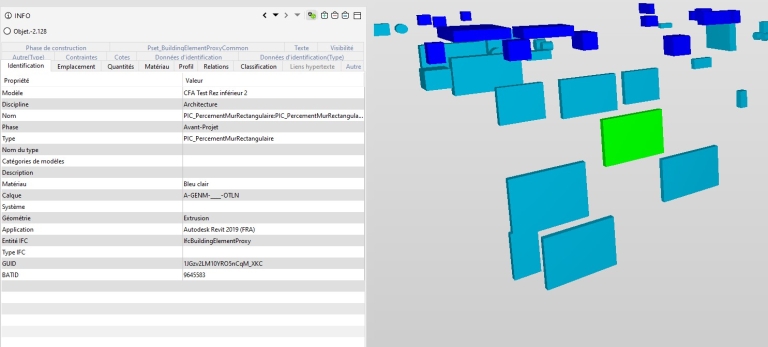 Catégories d'export IFC (Revit)
