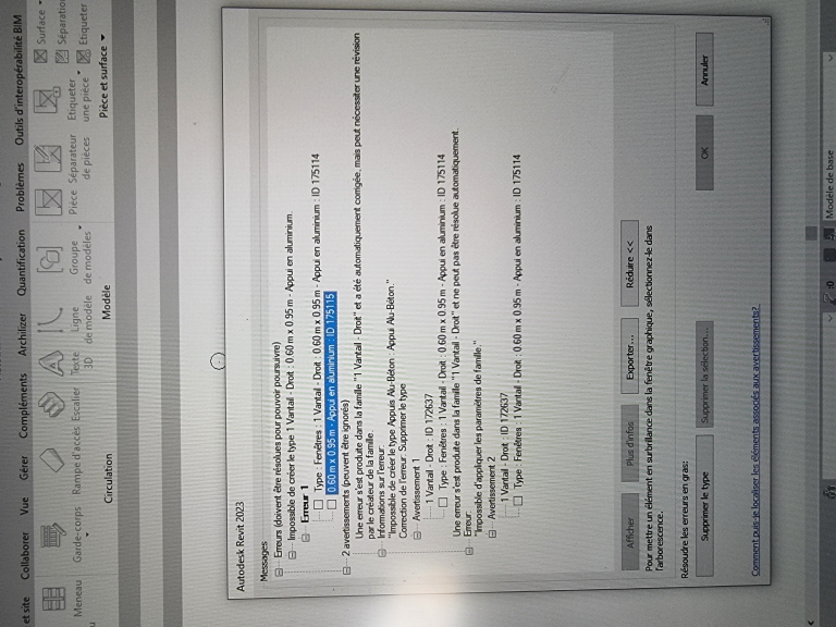 Projet/famille Revit 2023 :  impossible d'accéder a modifier famille (One Drive)