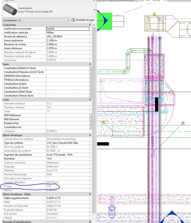 Comment faire pour avoir le débit dans une canalisation souple?