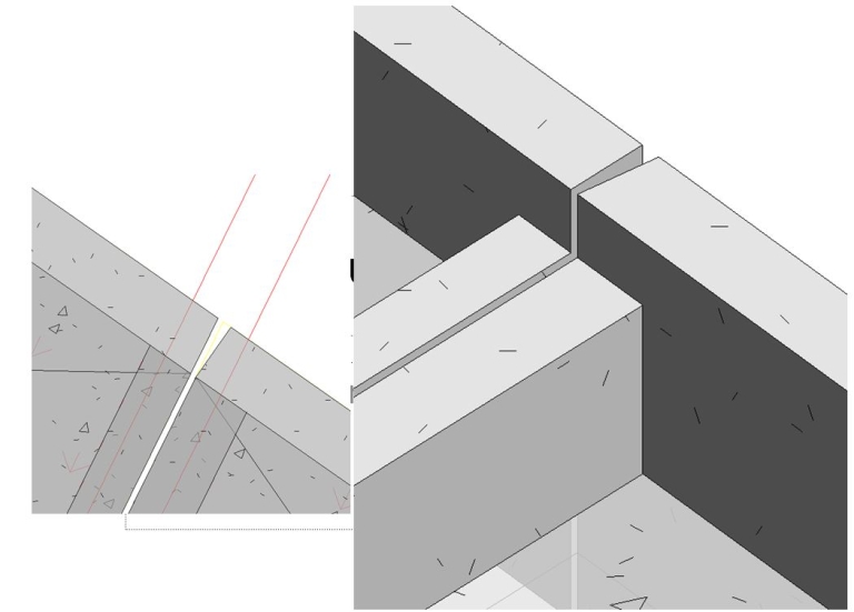 modéliastion chainage de poutre avec angle fermé - revit 2017