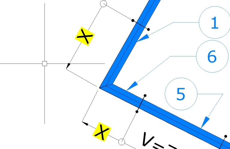 Jonction panneau mur rideau avec un angle