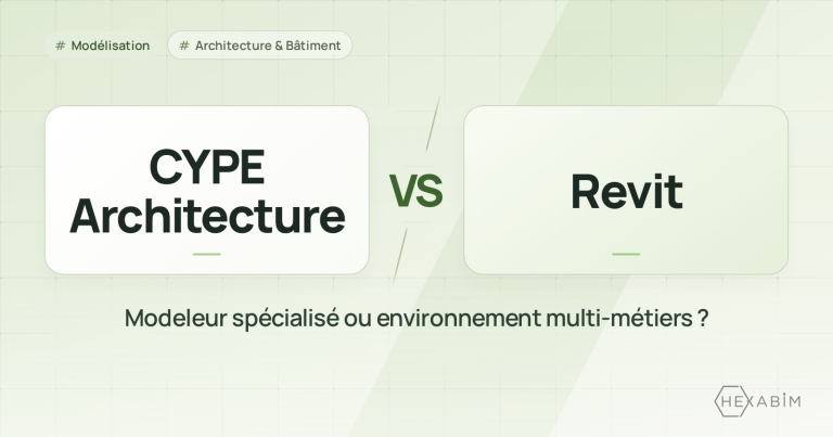 CYPE Architecture ou Revit : modeleur spécialisé ou environnement multi-métiers ?