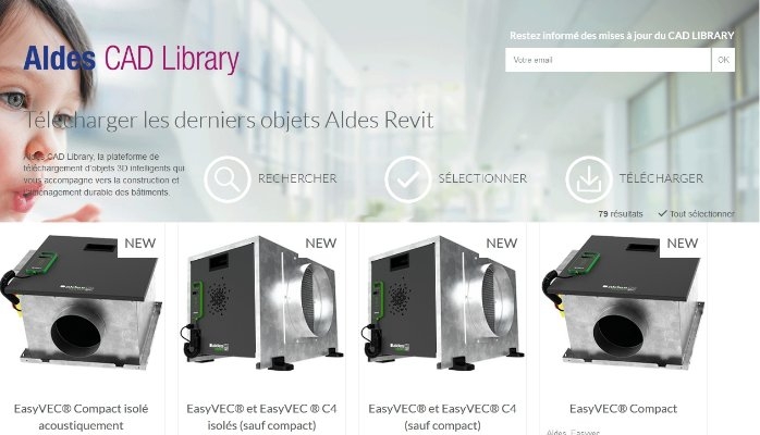 Révolution BIM : Aldes CAD Library répond à la demande du BIM dans la construction.