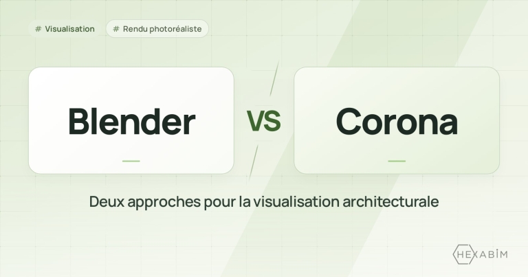 Blender ou Corona : deux approches pour la visualisation architecturale